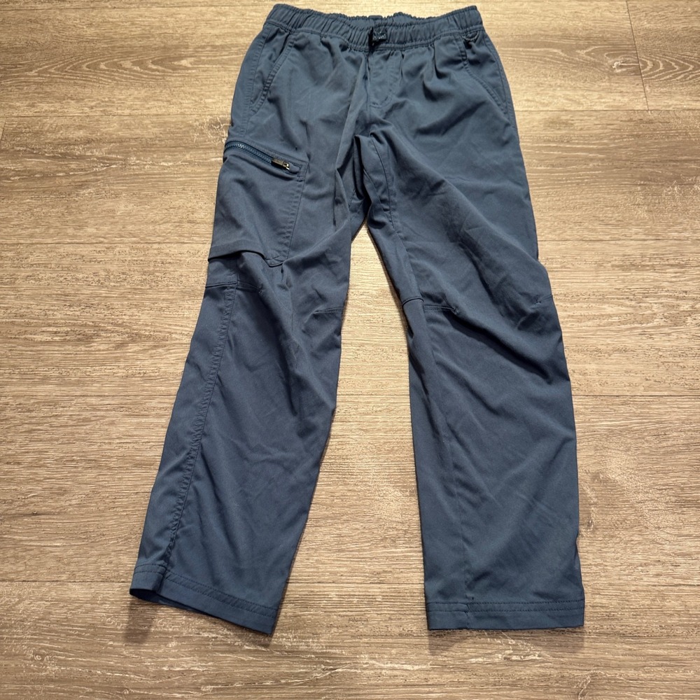 REI Co-op Sahara Pants Boys Small Blue Nylon Hiking Outdoor Camp Gorpcore 22x20